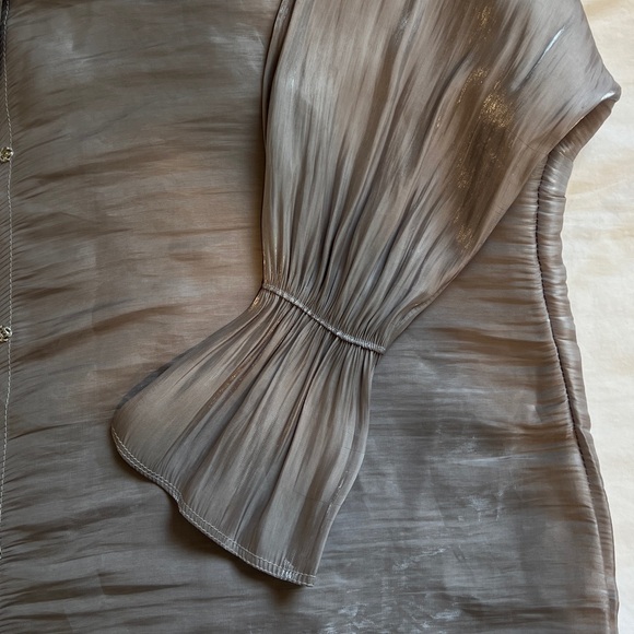 Silver stardust abaya - Picture 3 of 5